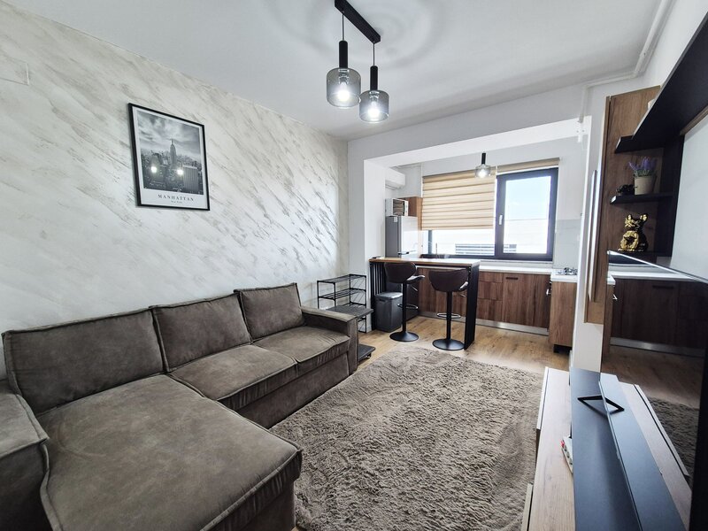 Pipera, rond OMV, Voluntari, studio nou, loc parcare inclus,